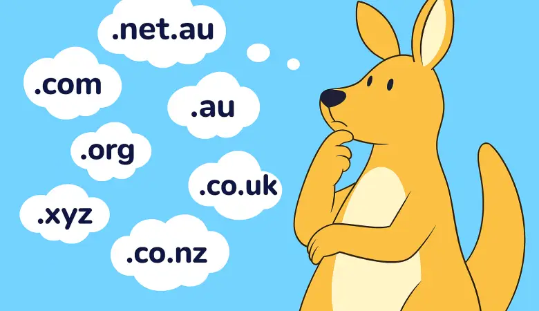 Confused customer comparing domain name prices in Australia