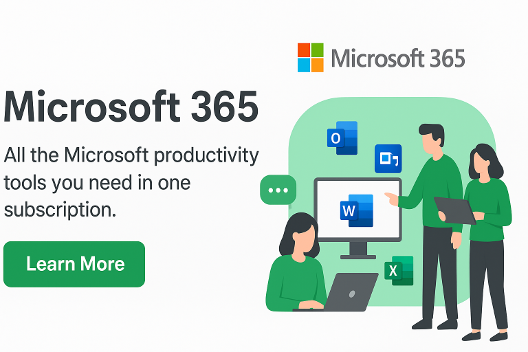 Microsoft 365 hero image